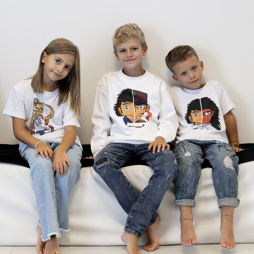 foto bambini parallelo24 felpe t-shirt holly & benji