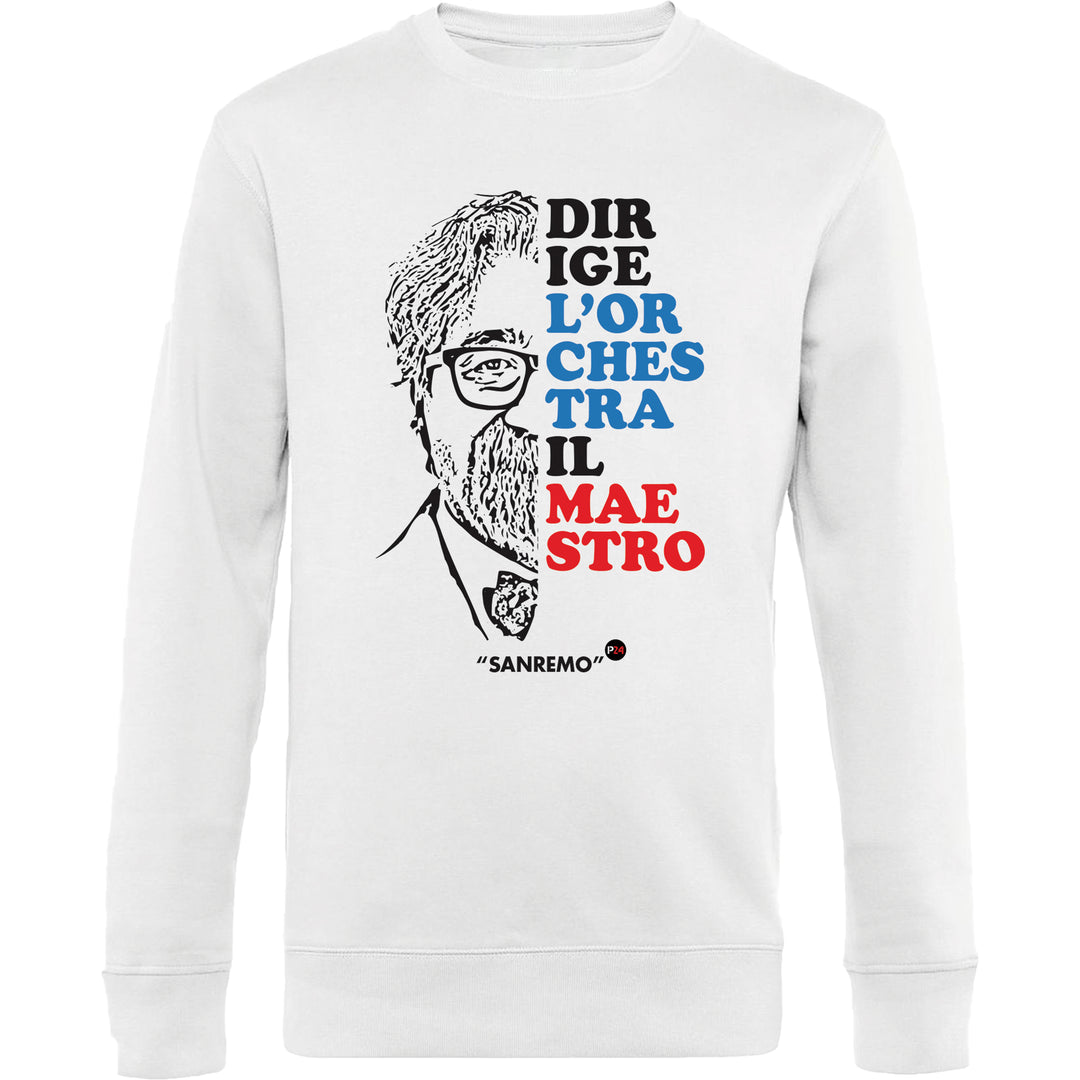 Dirige l'Orchestra - T-shirt Felpa Festival Sanremo Maestro