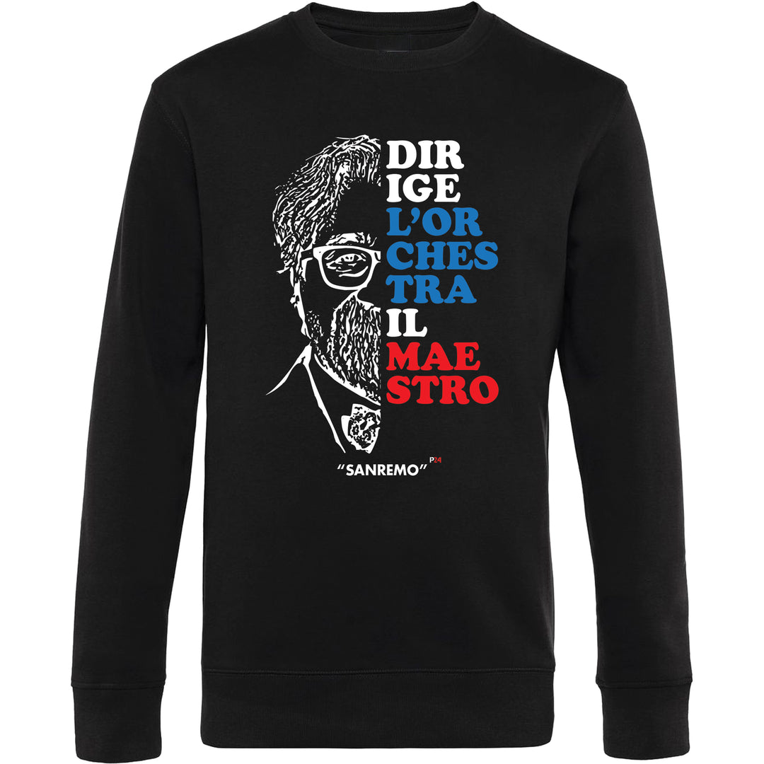 Dirige l'Orchestra - T-shirt Felpa Festival Sanremo Maestro