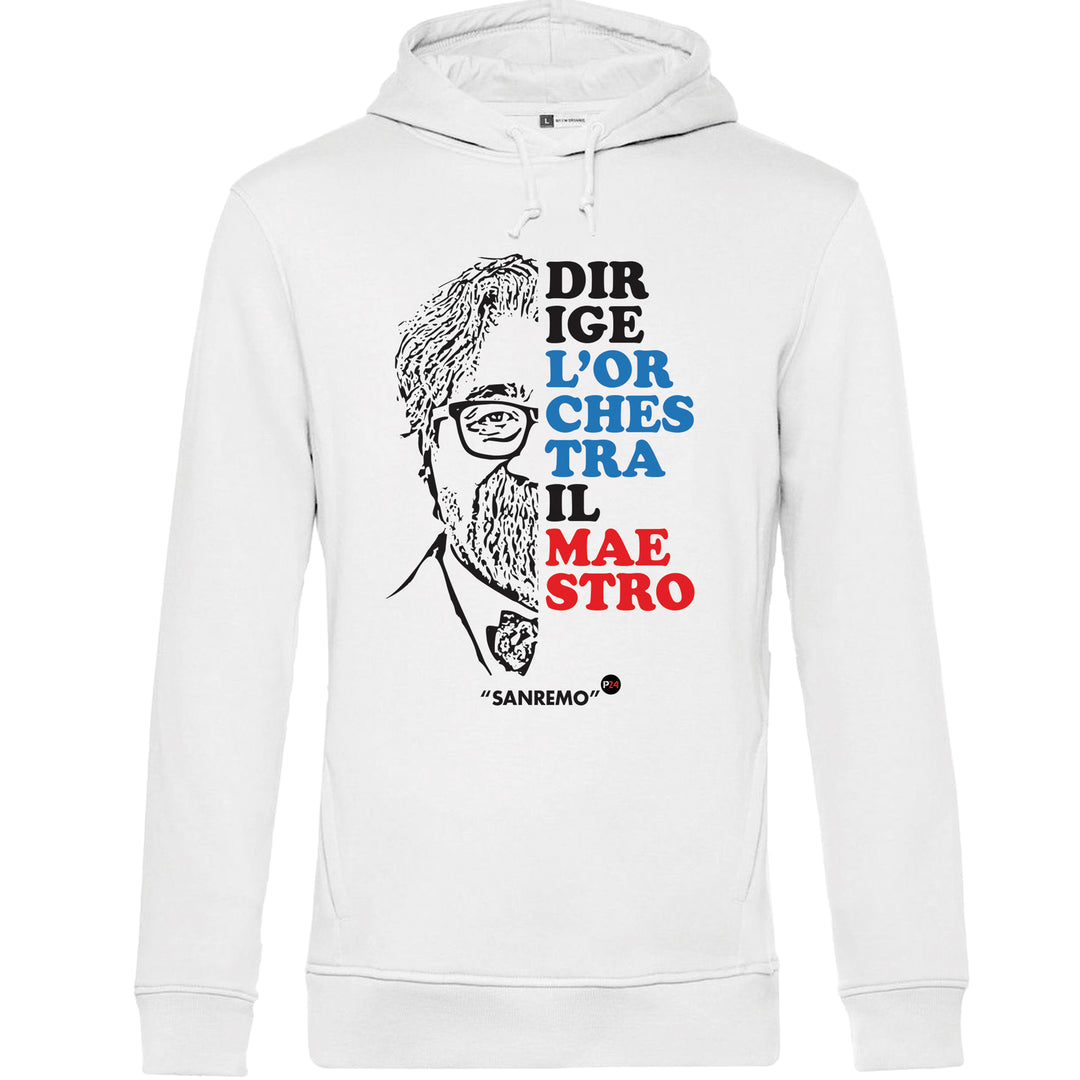 Dirige l'Orchestra - T-shirt Felpa Festival Sanremo Maestro