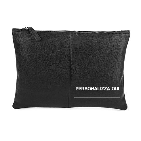 Pochette ecopelle personalizzabile PARALLELO24